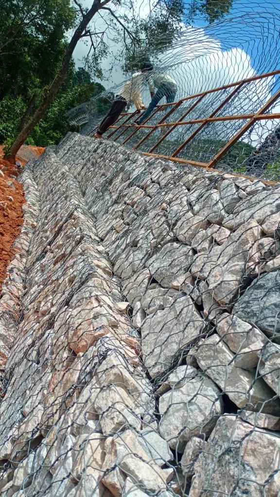 gabion wall in India